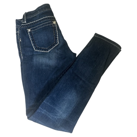 Miss Me Blue Skinny Jeans Classic Style - Picture 5 of 7